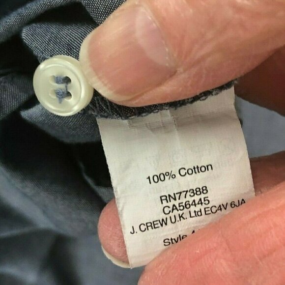 J.CREW Chambray Tunic Top - Picture 9 of 9